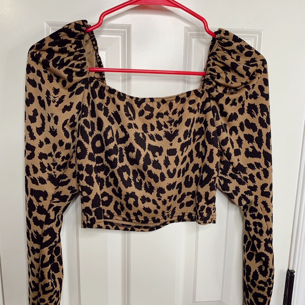 Cheetah print top